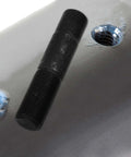 Close-up of Hydraulic Punch Driver Kit with Pull Rod Lock Cap, showing metal rod and punched hole details.