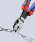 High Leverage Diagonal Cutters With Comfort Handles And Tethered Tool System, Multi-Component 7402200 cutting metal chain