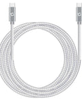 Dual USB C PD 60W Fast Charging Cable With 5Gbps Data Transfer For Power Delivery High Capacity Charging For Mobile Devices Tablets And More Black Ultra Durable Braided Cable, braided USB-C to USB-C cable