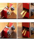Heavy Duty Banding Strapping Tool with Ergonomic Handle for Fast Packing and Carton Box Bundling tool in use