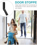 Heavy Duty Stainless Steel Kickdown Door Stop For Floor And Top Use in entryway, prevents accidental door closure with children playing