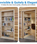 Beefy Hidden Door Hinge Pivot Kit 570 Lbs Heavy Duty Invisible Door Hardware for Secret Rooms and Concealed Bookcases
