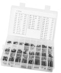 Pro Grade Cotter Pin Assortment Kit With Small Stainless Steel Springs, Slotted And Split Dowels, M1.5-M8 in plastic case