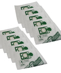 Pack of 10 Microfiber Vacuum Dust Bags for Henry Hetty Basil James Fits Henry Extra Eco Turbo Hound 180 200 250 Series Allergy Friendly
