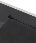Close-up view of USB4.0 External GPU Dock Station with RJ45 port, showcasing its aluminum enclosure and slot design.