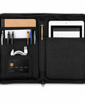 Heavy Duty Car Glove Box Organizer Keeps Your Paperwork Legit And Ride Ready Zippered Oxford Canvas Document Holder with pens and tablet