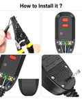 GFCI Replacement Plug Assembly With Auto Reset For Effortless Install, 15 Amp 3 Prong Safety Interrupter, installation guide
