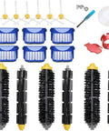 Replacement Accessories Kit For Roomba 500 And 600 Series Vacuum Cleaners With 6 Side Brushes, 3 Bristle Beater Brushes, 6 Filters