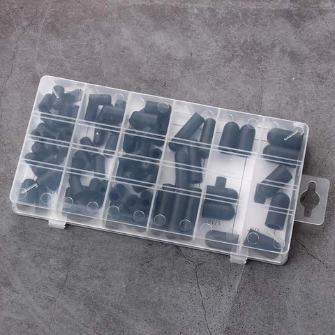 80 Piece Silicone Vacuum Cap Set For Carburetor Manifold And Automotive Lines Hose End Plugs Assortment Kit in storage case