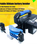 No Sweat Cordless Pipe Bender With Quick Charge Battery And Detachable Molds For Smooth Copper Tubing Shaping, 1/4" to 7/8" sizes.