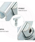Heavy Duty 3 Ton Forklift Replacement Locating Pins with Large Base, zinc plated, stable structure for secure loads.