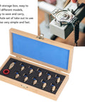 Winder Set For Watch Repair Pros, Brass Wristwatch Repair Kit with storage box and tools, Professional Watchmaker Tools