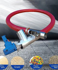 High Suction Grain Transfer Pump For Home And Farm Use With Flexible Hose And Quick Release Design For Efficient No Fuss Grain Transport And Storage In Homes Barns And Sheds