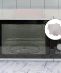 10 Pack Microwave Oven Mica Sheets Heat Insulation Cover Cuttable Design For Easy Replacement And No Fuss Installation on countertop