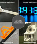 Image showing versatile uses of ASA 1.75Mm Black 1 Kg 3D Printer Filament Built For Outdoors With High UV Resistance Excellent Dimensional Accuracy