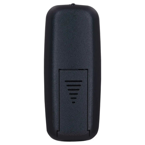 Hassle Free Replacement Remote For Lasko Tower Space Heater CT22425 And 2033625, black remote with battery compartment.