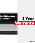 Security Plus 1 Button Garage Door Opener Remote With Visor Clip Pack Of 2 Battery Operated Easy Access showing 1 year warranty