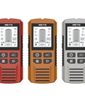 Multifunction Wall Scanners Studs Finders for Homes, Yellow in red, orange, and gray with LCD display for accurate detection.