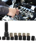 Premium Heavy Duty Thread Repair Tool Kit Built From Tough Carbon Steel For Mechanics And DIY Experts To Fix Damaged Bolts Like A Boss With High Strength Insert Bits And Portable Case Included, carbon steel tap and inserts for engine repair