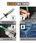 Color Coded Tire Tread Depth Gauge Set 2 Pack Professional Tire Depth Meter Tool usage method instructions