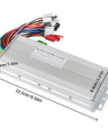 Beefed Up High Power Brushless Motor Speed Controller 48-72V 2000W for E Bike and Scooter with wiring and dimensions shown