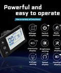 LCD display of Multivoltage Brushless Ebike Controller Kit 500W 25A With LCD Display For 24V 36V 48V Electric Bikes And Scooters