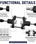Top Notch GCYXUC Half Shaft Sleeve Thread Corrector Repair Kit with T-handle grip and 1.5-2 mm thread blocks