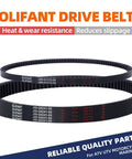 Starter Drive Belt Kit For Golf Cart Clutches And Starter Generator Belts Fits G2 G5 G8 G9 shown including clutch and starter belts.