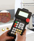 G3 DSP Controller For 3 Axis NC Studio Motion Control System With Router Automatic Tool Changer Pro Grade Workhorse CNC Controller For Woodworking Cabinet Doors European Furniture Denture Milling Pulse Generator Precision handheld CNC controller with screen and emergency stop