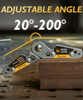 TOOLIOM adjustable-angle welding magnets, 20–200° range, 48 lb pull, metal welding holders (pair)
