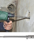 Heavy Duty Hole Saw Kit For Efficient Concrete Drilling With Wear Resistant Carbide Bits Perfect For Plumbing And Masonry Installations To Tackle Tough Construction Sites Smooth Performance Guaranteed, drilling concrete wall