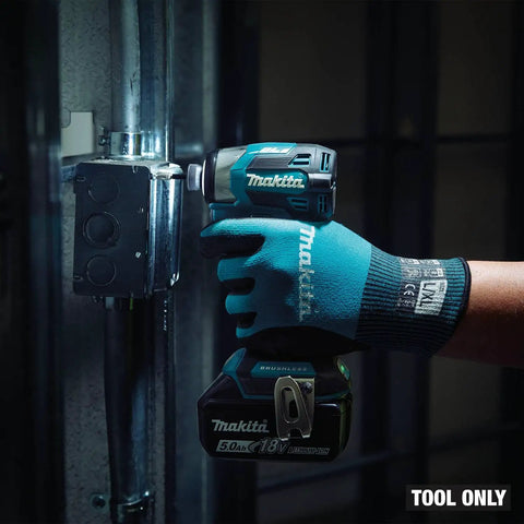 No-Bull 18 Volt Cordless Impact Driver Built Around A Brushless Motor And Four Speed Quick Shift Mode delivering precision fastening.