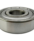 Double Pack 6201 Double Metal Shielded Ball Bearings 12 X 32 X 10Mm Heavy Duty Deep Groove design close-up view.