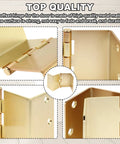 No Sweat Swing Clear Offset Door Hinges Adding Two Inches Of Sweet Clearance To Tight Doorways Bright Copper Finish close-up of durable metal hinge.