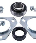 Bearing And Flangette Replacement Kit For Troy Bilt Tomahawk Chippers With Fasteners Includes 1762621 97130 97132 9077 And 97132MA