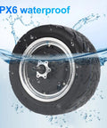 Beefed Up 11 Inch Wheel Hub Motor For Electric Motorcycle And Scooter 1500W To 4000W Brushless DC Drive in water demo