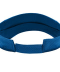 Cool Royal Blue Vise Gauge Square Men Visor Hat For Machinists And CNC Pros featuring breathable mesh interior and adjustable strap.