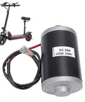 Brushed 150W Electric Scooter Motor Replacement With Ride Ready Power, Stable 3500 RPM Transfer next to electric scooter