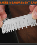 Stainless steel thickness gauge for accurate metal measurement