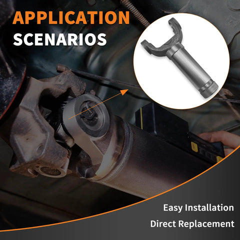 Heavy Duty 1410 Series Drive Shaft Slip Yoke For 5-160X And 5-1410X U-Joints 16-Spline 1.5 Inch Spline Diameter 1.188 Inch Bearing Cap 4.188 Inch Yoke Width 3-3-508KX Fitment built for truck driveshaft install