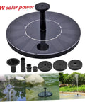 1.6W Solar Powered Pump Kit with spray heads for outdoor water features and fountains, ideal for gardens and bird baths.