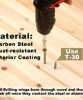 63 Pieces Size 14 Self Tapping Trailer Deck Screws With Wings Star Head for Wood to Steel or Aluminum being installed