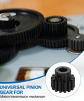 Two Pack Mod 1.5 14T Spur Gear For 8mm Bore RC Cars, 1045 Steel Pinion Gear With Black Surface Treatment, 20 Degree Pressure Angle, Fits Spur Rack And DIY Motors, Buggies, Trucks.