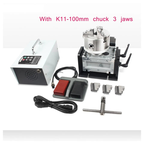 Precision Cnc Rotary Table Index Head Features Smooth Speed Control For Arc And Seam Welding Mechanical Arm Setup Runs Slick And Handles Heavy Daily Tasks with K11-100mm chuck