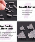 Swpeet 140-Piece carbon steel feather keys set, 3–6 mm round-ended drive shaft keys, Amazon brand
