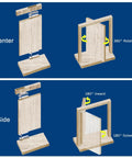 1 Pack Heavy Duty Pivot Hinge Set With Door Ball Catch For Wood Doors Hidden Stainless Steel 360 Degree Rotation Invisible Pivot
