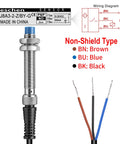 Inductive Proximity Sensor Switch M8 2Mm Detect Distance 10-30V DC 200mA PNP Normally Open 3-Wire 8Mm Mount Iron Detection