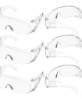 Killer Safety Glasses With Side Shields For Labs Shops And Daily Grinding Lightweight Wraparound Eye Protection clear lenses six pairs