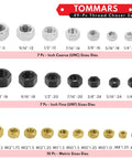 Heavy Duty 49 Piece Thread Chaser Set Repair Kit With Taps Dies And Thread Files For UNC UNF And Metric Rethreading And Restoration Ideal For Machinists Auto Hobbyists And Maintenance Pros displayed with various size dies