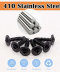 Self Tapping Metal Screws Kit Size Eight In 410 Stainless Steel Black Oxide Truss Head product image